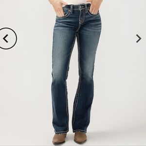 Silver Jeans Dark Blue Boot Cut Women's Jeans